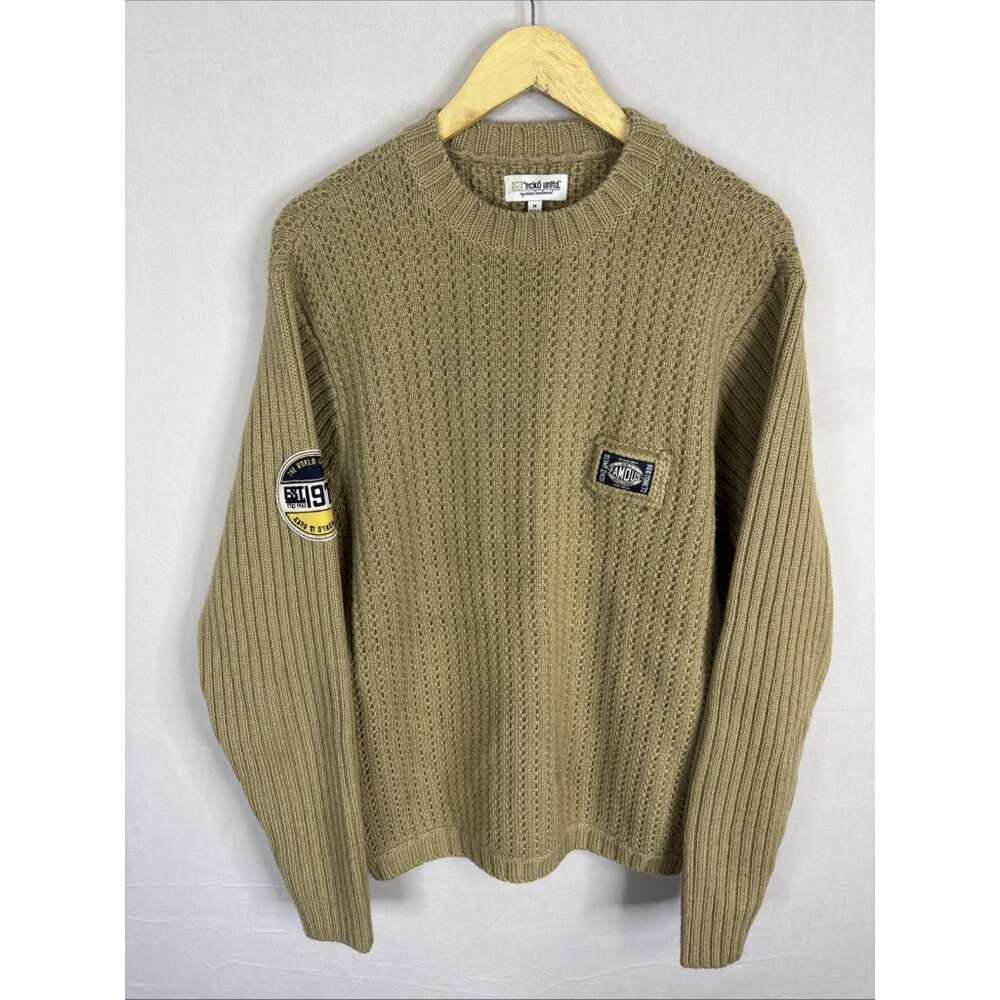 Y2K Ecko Unltd Wool Knit Sweater Mens M Streetwear Skate Hip Hop